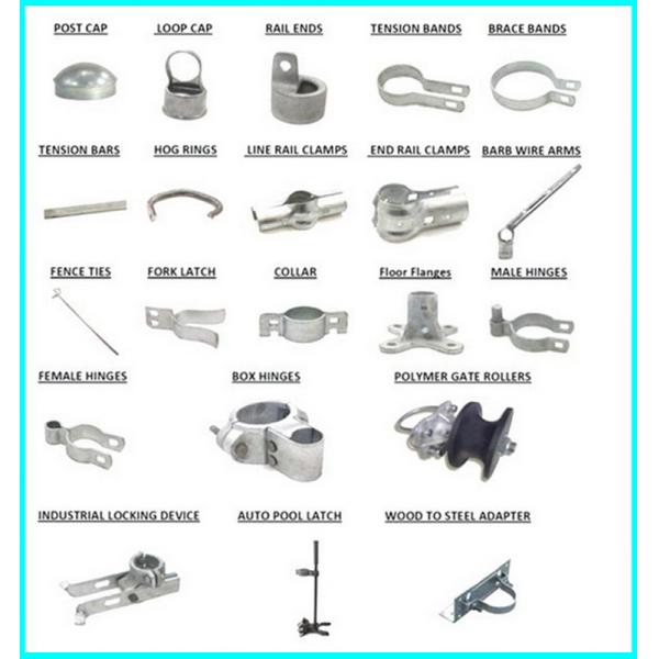 1 Inch Galvanize Chain Link Fence Hook Mesh Farm