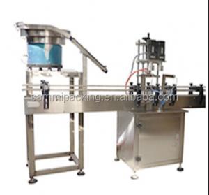 China Pneumatic Glass Vial Bottle Screw Automatic Capping Machine Easy To Operate wholesale