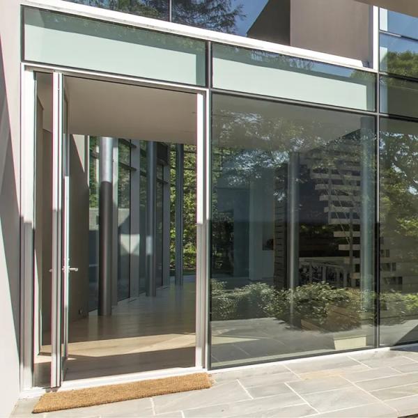 Clear Toughened Laminated Glass Soundproofing Rainproof High Snow Loading Sturdy Laminated Safety Glass For Windows / Doors