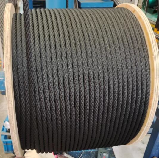 16mm 6 Strand Twist Polypropylene Combination Wire Rope With Steel Wire Core