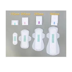 China Long Heavy Soft And Breathable Cotton Sanitary Napkin with Wings wholesale