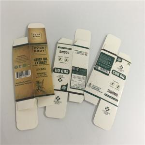 China Hot sale paper box packaging vape pen cartridge white paper cardboard box wholesale