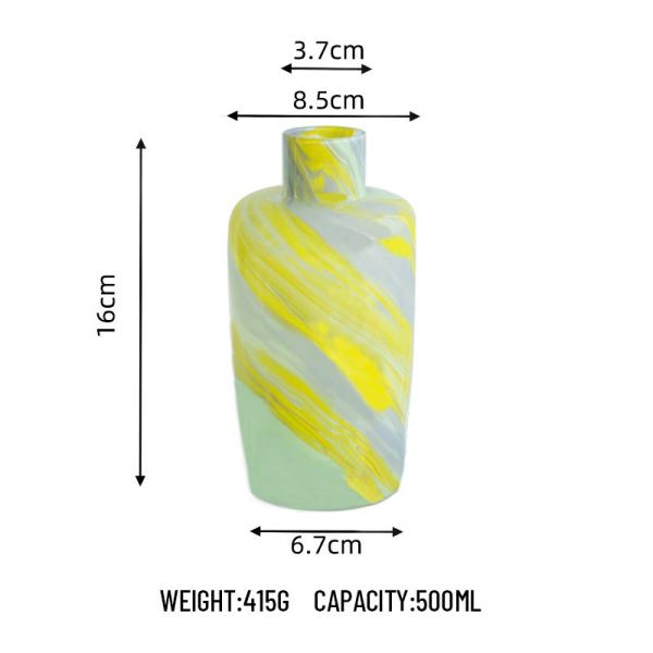 Eco-Friendly Hand Blown Glass Reed Diffuser Bottles - 500/200ml Wholesale, Custom Logo, Bulk Order