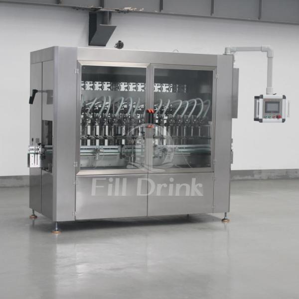 24 Nozzles Piston Filling Machine 5500BPH SS304 Piston Filling Equipment