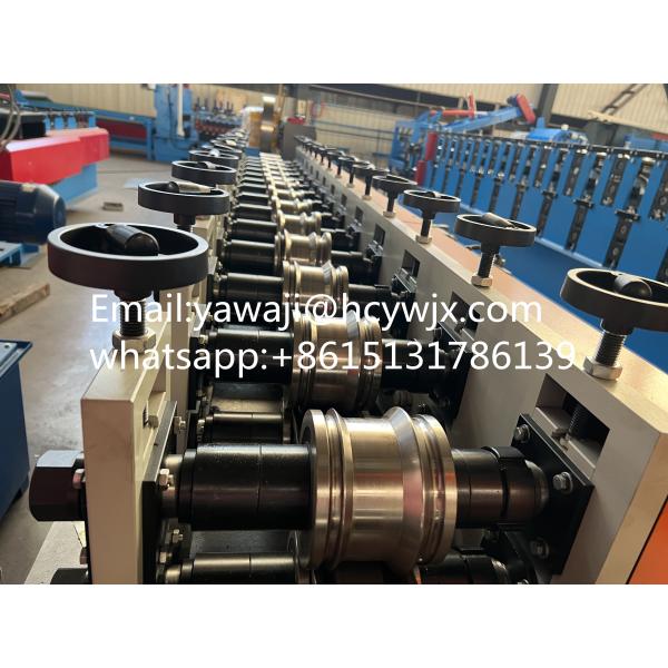 Chain Drive Full Automatic Shutter Door Frame Rolling Machine for 380V 50Hz 3Phases Steel Frame Purlin