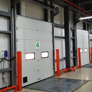 Automatic Vertical Lifting Industrial Sectional Doors Polyurethane Foam