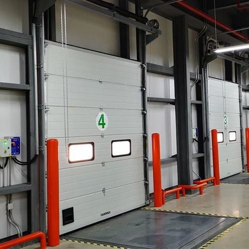 Automatic Vertical Lifting Industrial Sectional Doors Polyurethane Foam