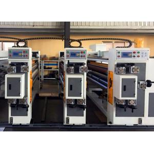 China Corrugated Box Feeder Flexo Printer Slotter Machine / Small Carton Box Making Machine wholesale
