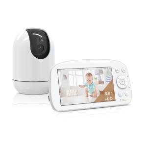 5.5 Inch Large Video Screen Baby Monitor With Two Way Audio Smart Baby Monitor