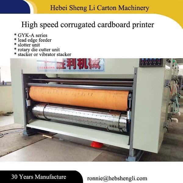 38KW Corrugated Sheet Printing Machine , Auto Corrugated Board Machine