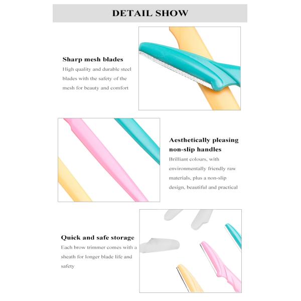 OEM Brow Trimmer Safe Shaping Knife Facial Hair Remover Eyebrow Razor