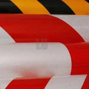 China Strong Adhesive Reflective Warning Tape For Traffic Barrier on sale