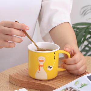 China Yellow Duck Ceramic Mug with USB Heating Base wholesale