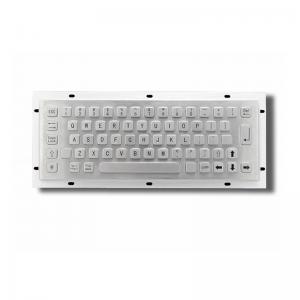 China Vandal Resistant IK07 Medical Grade Keyboard 300x110mm Stainless Steel wholesale