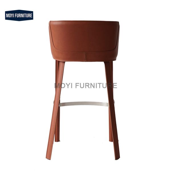 Bar Furniture Stainless Steel Base Adjustable Rotating Modern High Chair Light Luxury Bar Stool Home Bar Kitchen Island