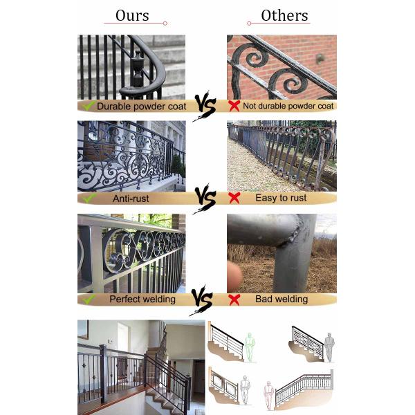 12mm Tempered Glass Wrought Iron Wooden Curved Staircase for Iron Balustrade