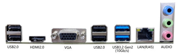 Hot Selling H610 Motherboard Intel Core 12/13th I9/I7/I5/I3/Pentium LGA1700 Motherboard Dual Channels DDR4 64G With M.2 VGA H610M-4D4-V1.1
