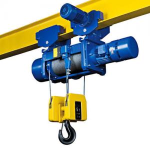 China 5 Ton 5000kg Wire Rope Electric Crane Winch 220V 3 Phase 50HZ wholesale
