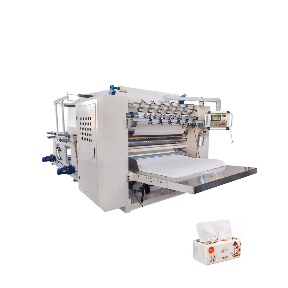 China Embossing Units Pneumatic Facial Tissue Paper Making Machine Automatic Coreless wholesale
