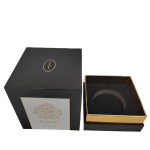 China Luxury Packaging Fragrence Custom Rigid Paper Box With Gold Foil wholesale