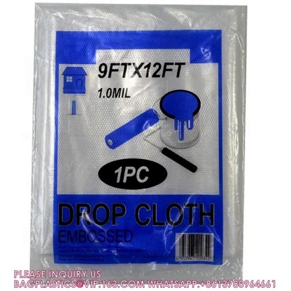 HDPE/LDPE Plastic Cover Sheets For Painting Custom Made Drop Sheet dust sheet drop cloth dust cloth dust cover