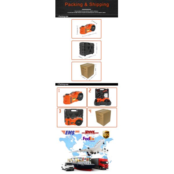 ODM Electric Hydraulic Car Jack , Safty Hammer Portable Floor Jack With Case