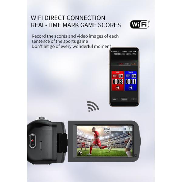 4k 30fps Waterproof Handheld Camcorder 48M EIS Handy HD Mini DV Camera