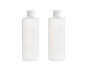 China Transparent Refillable Plastic Cosmetic Squeezable Vial Bottles Flip Cap For Toner Lotion Shower Gel Shampoo wholesale