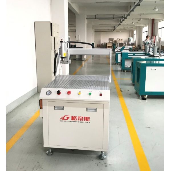 China Floor Stand Silicone Dispensing Systems 500mm/Sec Adhesive Dispensing Machine 600*600*100mm wholesale