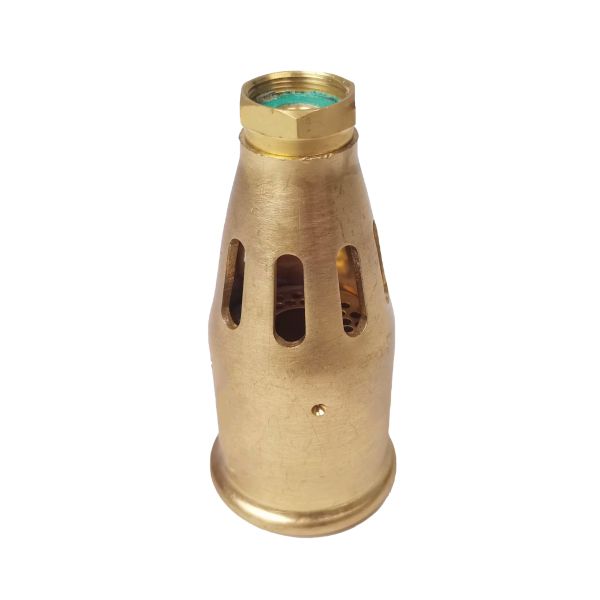 Upper Brass Weed Burner Gas Nozzle for Gold Heating Torch Propane Flame Weeding Burner
