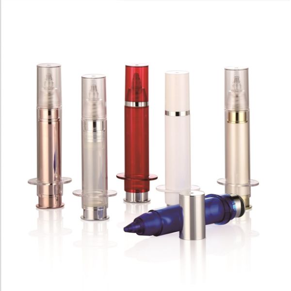 Customized Printing Syringe Airless Bottle Empty High Durability