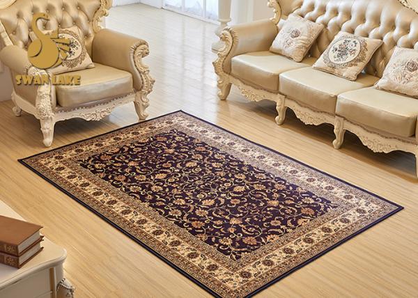 Quality Anti Bacterial Persian Floor Rugs With Pvc Backing OEM / ODM Acceptable for sale