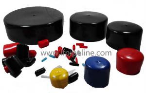 China 20mm--150mm pvc pipe end cap, round black plastic end caps for pipes, threaded tube end covers wholesale