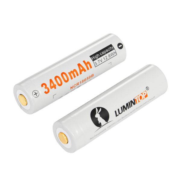 18650 Li Ion Rechargeable Flashlight Batteries Panasonic NCR18650B Cell