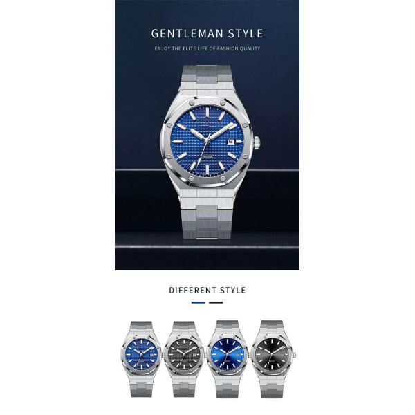 RoHS Automatic Mechanical Watches 3BAR Men'S Swiss Automatic Watches