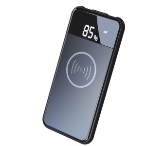 Buy cheap 10,000mah Qi Wireless charger Power bank with holder from wholesalers