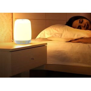 3 Level Brightness Sunrise Simulator Alarm Clock , Bedside Alarm Clock With