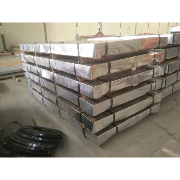 Light Weight Corrugated Galvanized Roofing , Galvanized Sheet Metal Roofing