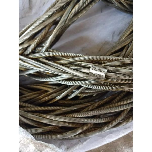 20mm Galvanized Anti-Torsion Steel Wire Rope 309KN Breaking Force