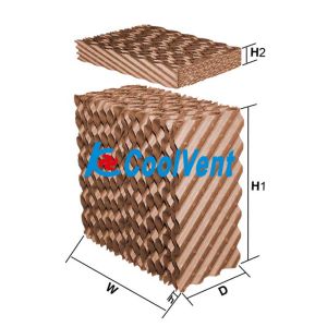 China KCoolVent Ultra Cool Evaporative Cooler Pads 7090 No Smell wholesale