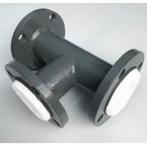 China Customized PTFE Lined Steel Flanged Pipe With Excellent Chemical Resistance wholesale