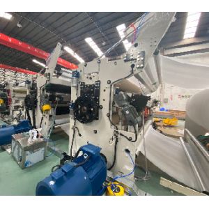 Buy cheap 4blades 450M/Min Toilet Paper Rewinding Machine from wholesalers