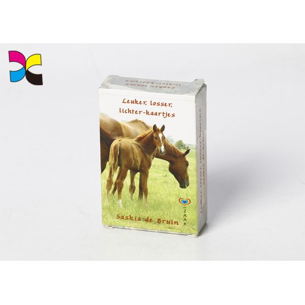 Full Color Printing 350g Offset Paper Playing Card / Personalized Printable Cards