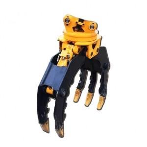 Quality Alloy Steel 70 Ton Excavator Rotating Grapple For Mining for sale