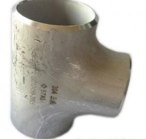 China Stainless Steel Pipe Fittings Tube Fittings Three Way Tee Reducing Tee Ansi / Asme B16.9 Ss 304/304l/316/316l wholesale