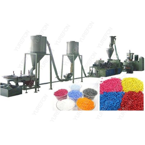SGS Plastic Recycling Granulator Machine , PVC Compounding Granule Plastic