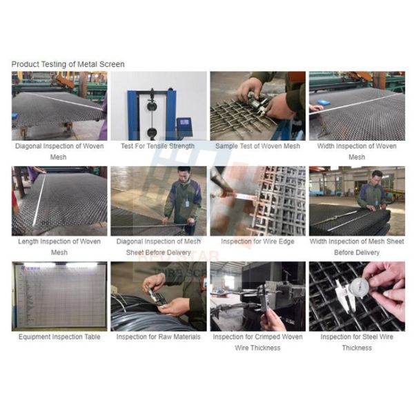 ASTM Vibrating Screen Mesh For Quarry And Aggregate