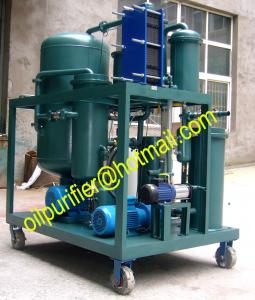 China Vacuum Oil Purification Machine for Used Lubricant Oil Filtration and Oil Filtering Cart wholesale