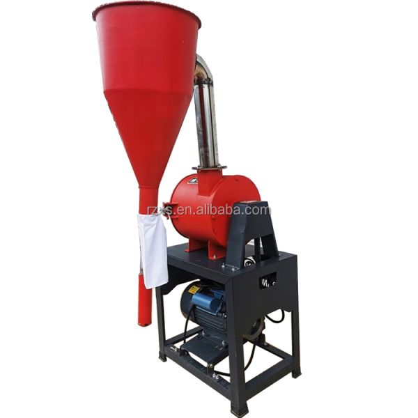 Grain Milling and Powder Making Self Suction Corn Pulverizer for Feed Hammer Crusher
