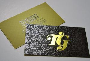 China Foil Business card/ Customized business card/Plastic business card on sale